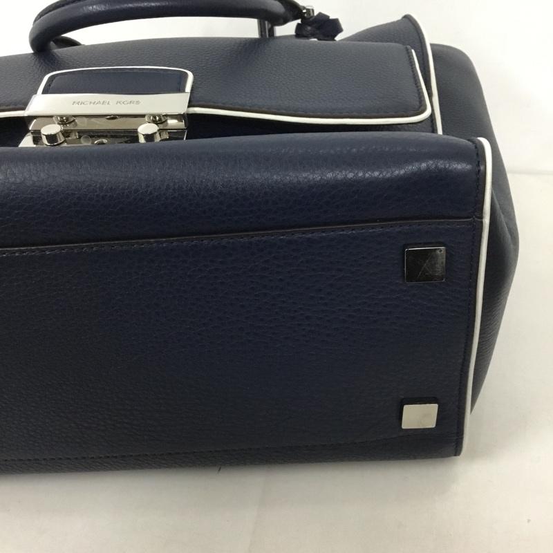 マイケルコース MICHAEL KORS トートバッグ トートバッグ 30S4SRYS3L ショルダー 2WAY 無地 紺 / ネイビー / レディース USED 古着 中古 10128845