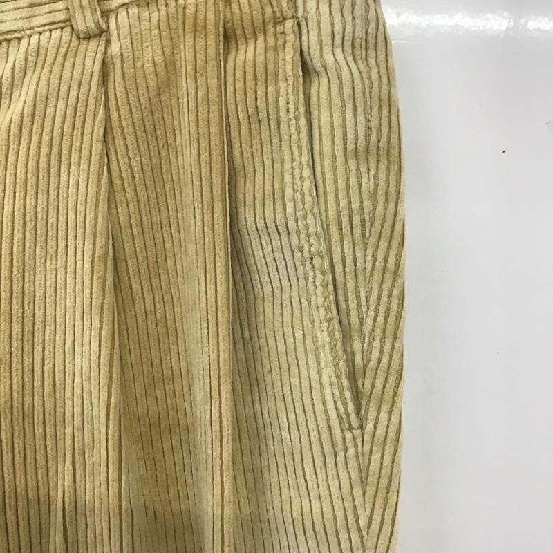 ランズエンド LANDS END パンツ ワークパンツ、ペインターパンツ ワイドパンツ コーデュロイパンツ カジュアルパンツ 33インチ 無地 ベージュ / ベージュ / メンズ USED 古着 中古 10128720