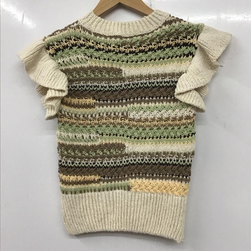 ザラ ZARA ベスト ベスト ニットベスト S マルチカラー / マルチカラー / レディース USED 古着 中古 10136464