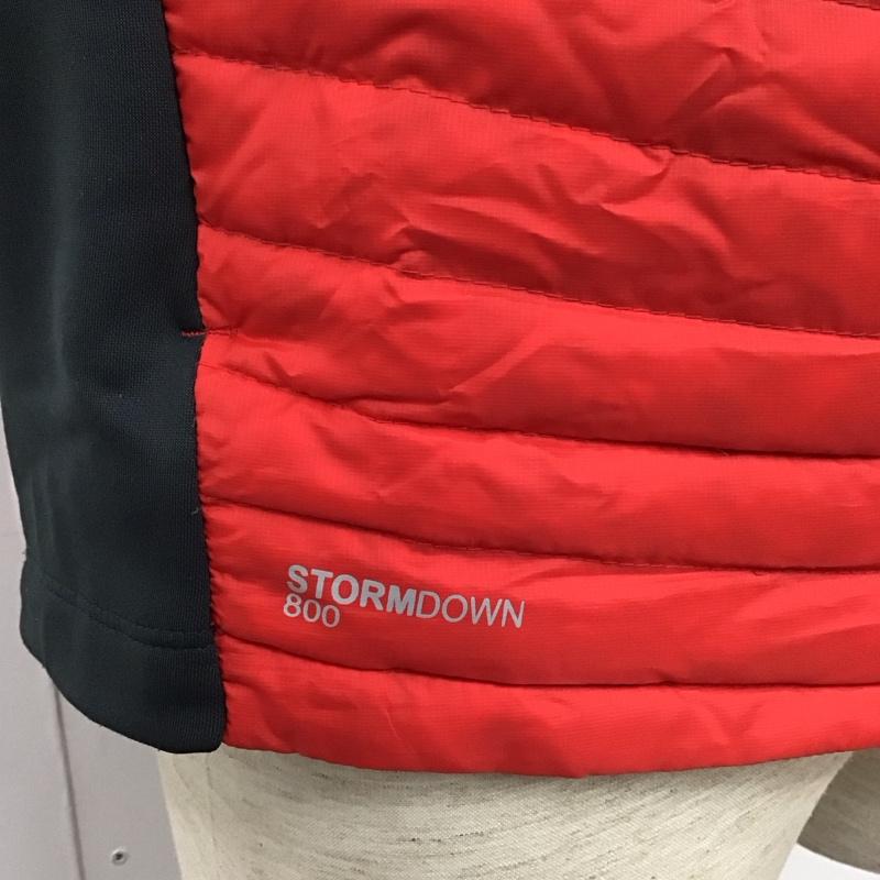 エディーバウアー Eddie Bauer ベスト ベスト ジップアップベスト ダウンベスト ノースリーブカットソー S ロゴ、文字 赤 / レッド / X 紺 / ネイビー / メンズ USED 古着 中古 10110415