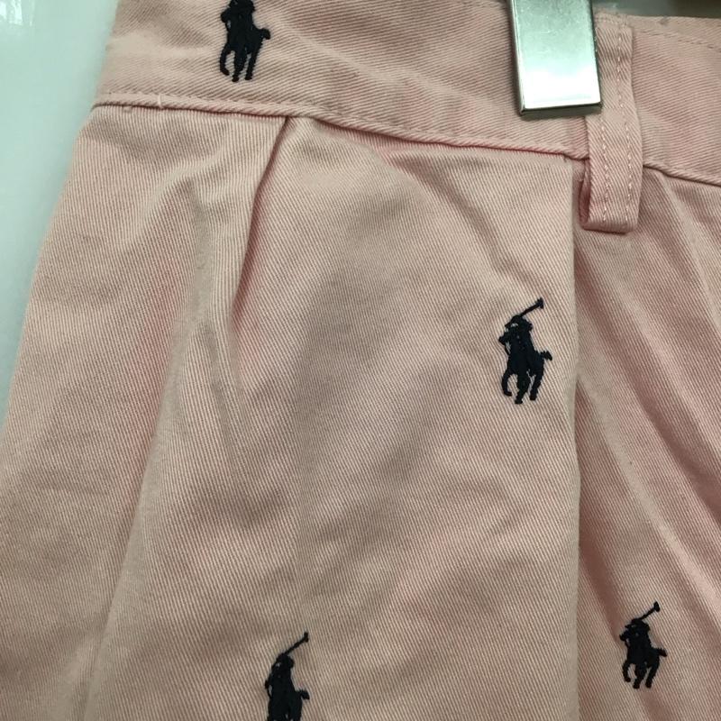 ポロバイラルフローレン Polo by RALPH LAUREN パンツ ショートパンツ ショートパンツ ハーフパンツ カジュアルパンツ 38インチ ロゴ、文字 桃 / ピンク /  メンズ USED 古着 中古 10122783