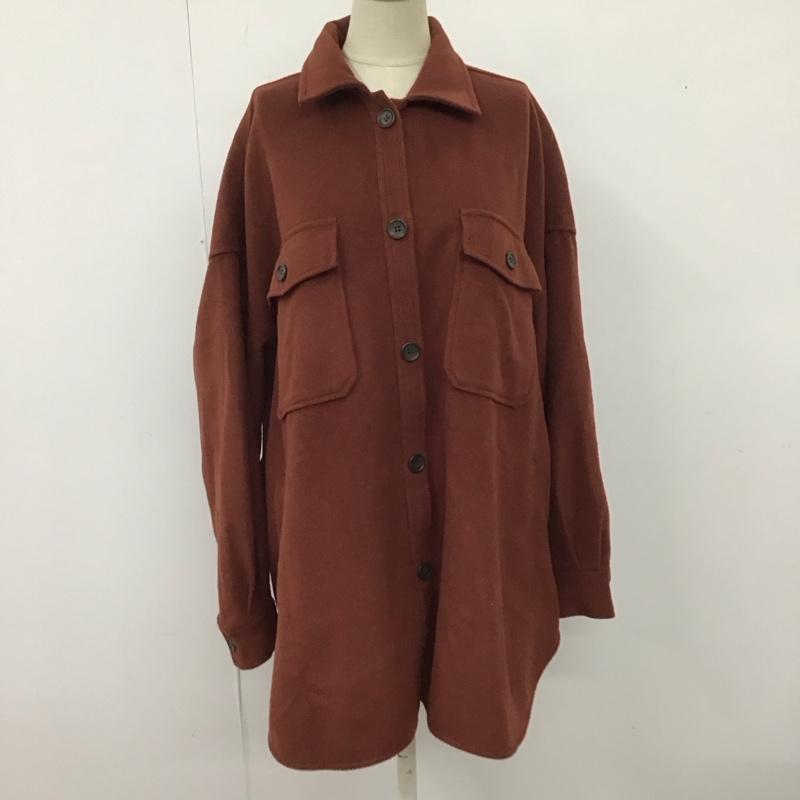 フリークスストア FREAK S STORE ジャケット、上着 ジャケット、ブレザー 193-3007 19AW CPOシャツジャケット FREE 無地 茶 / ブラウン / レディース USED 古着 中古 10123591