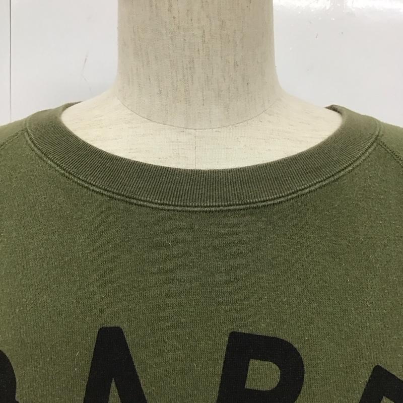 アベイシングエイプ A BATHING APE トレーナー 長袖 長袖トレーナー スウェット クルーネック リブスウェットカットソー L プリント カーキ / カーキ / メンズ USED 古着 中古 10109801
