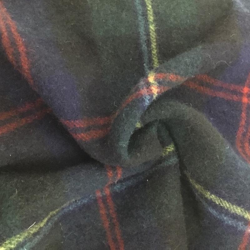 ラルフローレン RALPHLAUREN マフラー マフラー ストール ひざ掛け フリンジ チェック ウール ワイド ワンポイント マルチカラー / マルチカラー / レディース USED 古着 中古 10123634