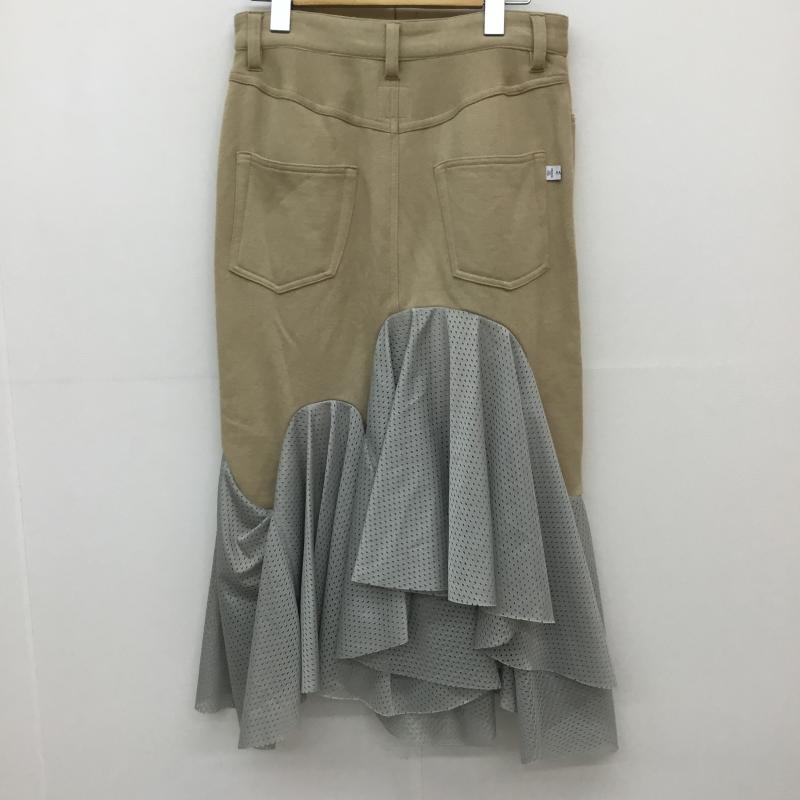 ファセッタズム FACETASM スカート ロングスカート 1 無地 ベージュ / ベージュ / X 灰 / グレー / レディース USED 古着 中古 10139110