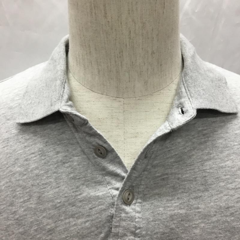 ディーゼル DIESEL ポロシャツ 半袖 L 無地 灰 / グレー / メンズ USED 古着 中古 10108956