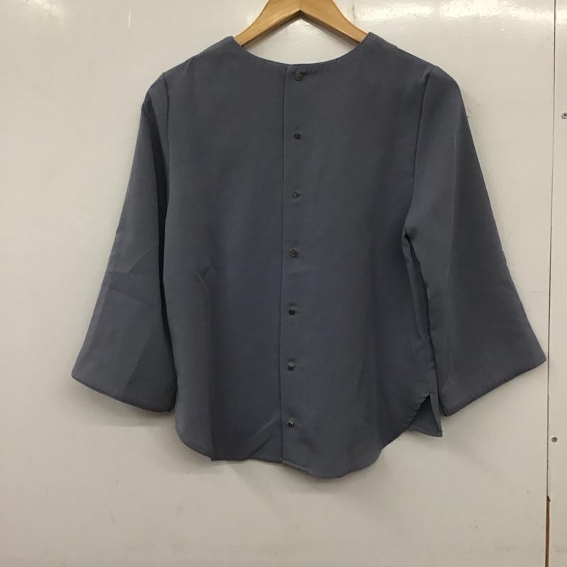 ロペピクニック ROPE PICNIC カットソー 七分袖 38 無地 水色 / ライトブルー / レディース USED 古着 中古 10137222