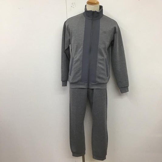 ニューバランス New Balance セットアップ セットアップ amj45102 ニットジャケット ウーブンコンビニットジャケット スウェットパンツ セットアップ S 無地 灰 / グレー /  メンズ USED 古着 中古 10126422