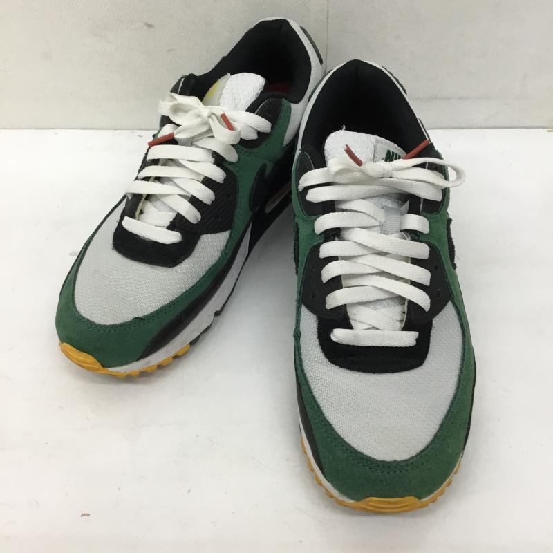 ナイキ NIKE スニーカー スニーカー DM0029-004 Air Max 90 Pure Platinum/Black 27.0cm ロゴ、文字 白 / ホワイト / X 黒 / ブラック / X 緑 / グリーン / メンズ USED 古着 中古 10138993