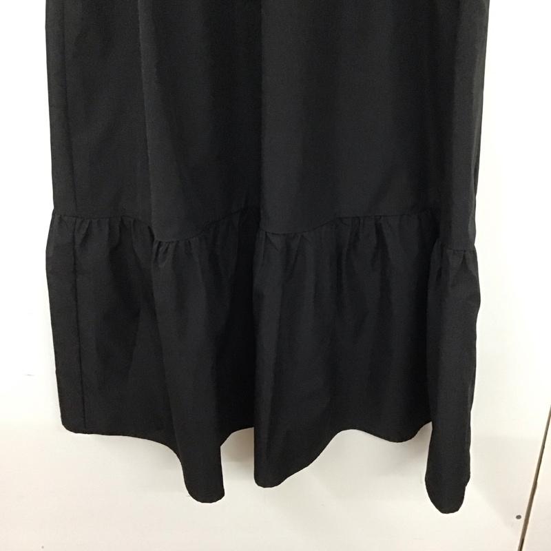 ザラ ZARA ワンピース ロングスカート 4387 826 800 ノースリーブ M 無地 黒 / ブラック / レディース USED 古着 中古 10138660