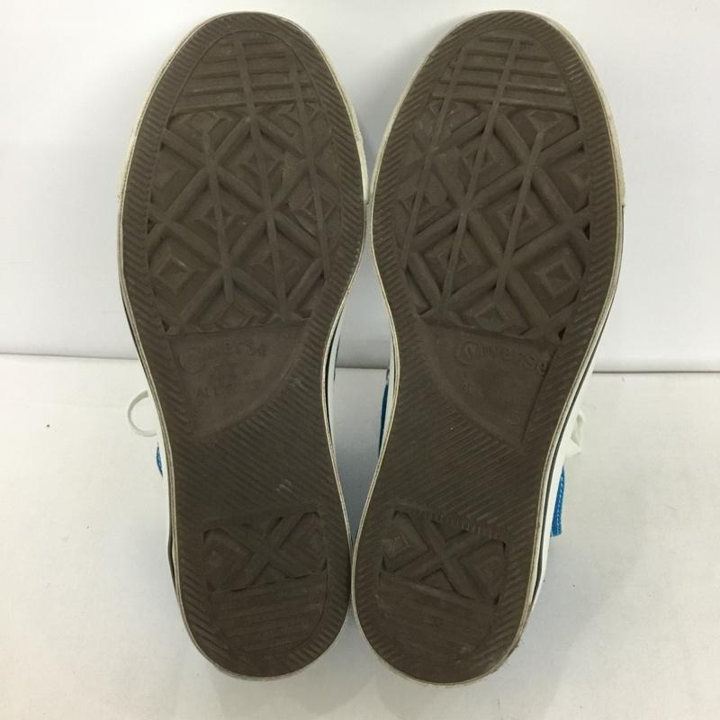コンバース CONVERSE スニーカー スニーカー 1R828 ALL STAR HI 24cm 24.0cm ロゴ、文字 青 / ブルー / レディース USED 古着 中古 10124861
