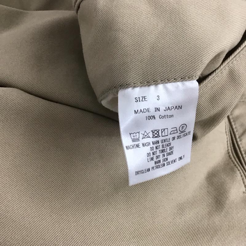 マーカウェア markaware パンツ チノパン チノパン ワイドパンツ カジュアルパンツ 3 無地 ベージュ / ベージュ / メンズ USED 古着 中古 10138941