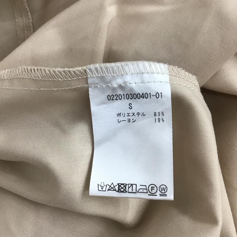 ダズリン dazzlin ワンピース ロングスカート 半袖ワンピース ボリュームスリーブワンピース ロングワンピース S 無地 ベージュ / ベージュ / レディース USED 古着 中古 10111163