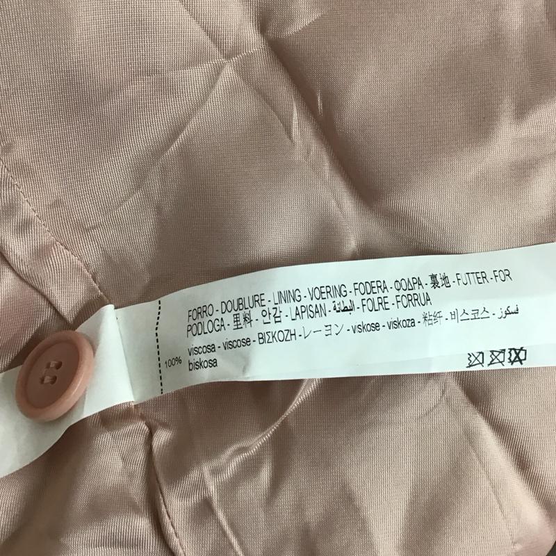 ザラ ZARA コート コート一般 9158 744 622 ロング丈 S 無地 桃 / ピンク / レディース USED 古着 中古 10118504