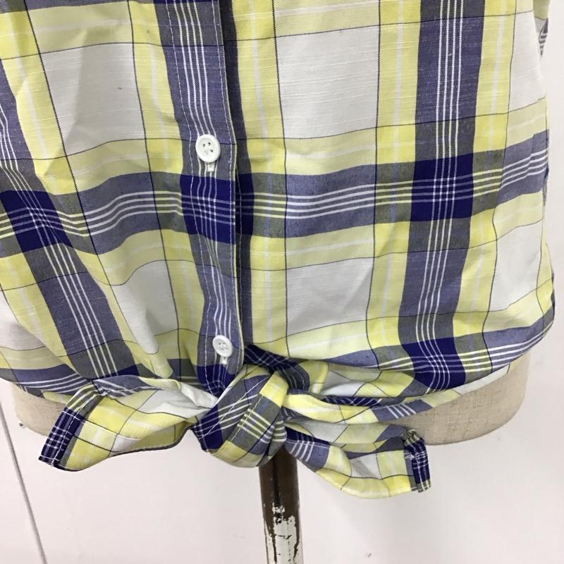 ローリーズファーム LOWRYS FARM シャツ、ブラウス 半袖 L チェック マルチカラー / マルチカラー / レディース USED 古着 中古 10113999