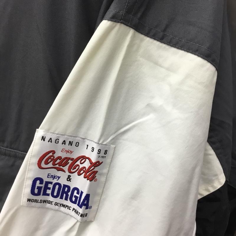 古着 USED ジャケット、上着 ジャンパー、ブルゾン Coca Cola 長野オリンピック 1998 ミズノ ベスト セット プルオーバー FREE ロゴ、文字 灰 / グレー / X 黒 / ブラック / X 白 / ホワイト / X 赤 / レッド / メンズ USED 古着 中古 10118945