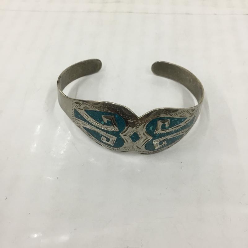 古着 USED アクセサリー ブレスレット、バングル メキシカンジュエリー シルバー 無地 銀 / シルバー / X 青 / ブルー / レディース USED 古着 中古 10106011