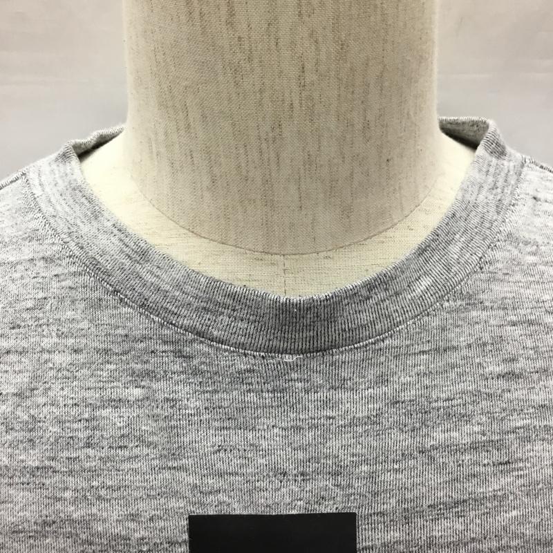 ザノースフェイス THE NORTH FACE トレーナー 長袖 NM5MI56K カットソー L ロゴ、文字 灰 / グレー / メンズ USED 古着 中古 10111405
