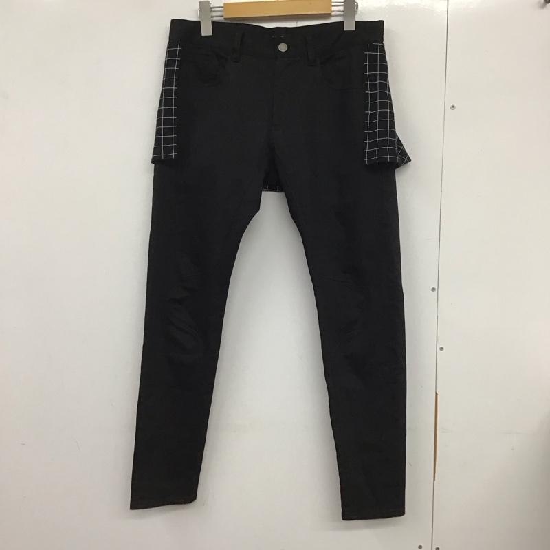 アンダーカバーイズム UNDERCOVERISM パンツ デニム、ジーンズ カジュアルパンツ スリムパンツ ストレッチパンツ 2 無地 黒 / ブラック / メンズ USED 古着 中古 10132774