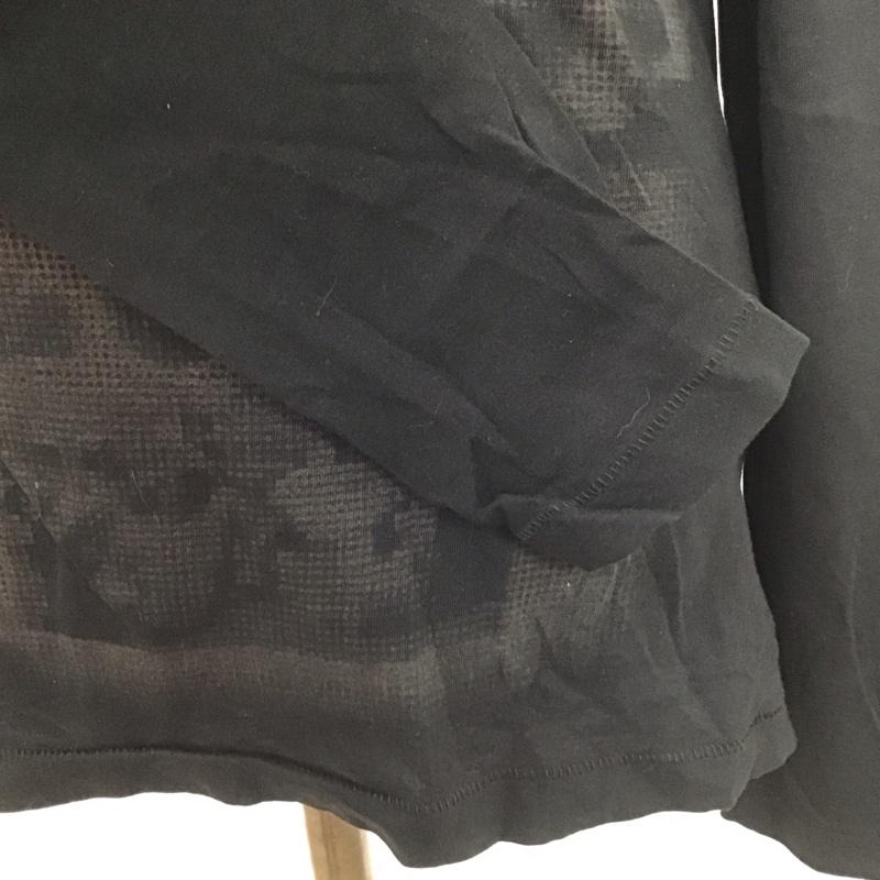 ディーゼル DIESEL Tシャツ 長袖 Vネック S 黒 / ブラック / レディース USED 古着 中古 10112335