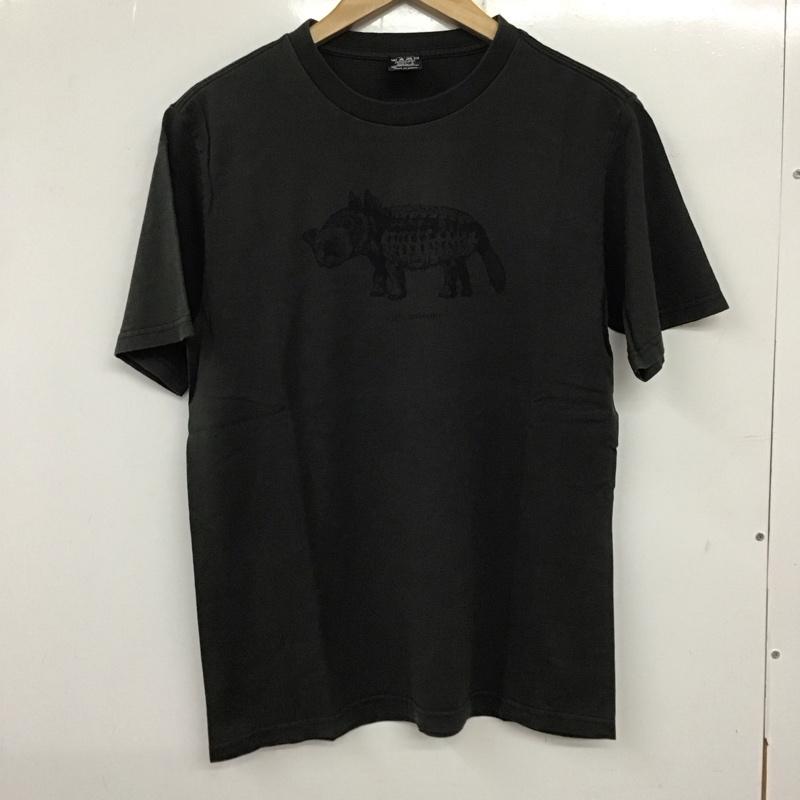 ナンバーナイン NUMBER (N)INE Tシャツ 半袖 半袖カットソー プリントTシャツ クルーネックカットソー romp 2 プリント 黒 / ブラック / メンズ USED 古着 中古 10137124