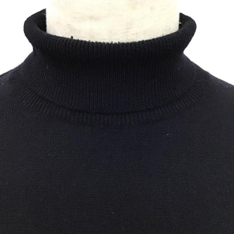 コムデギャルソン COMME des GARCONS ニット、セーター 長袖 長袖ニットカットソー ニット セーター タートルネックニット 無地 紺 / ネイビー / メンズ USED 古着 中古 10115388
