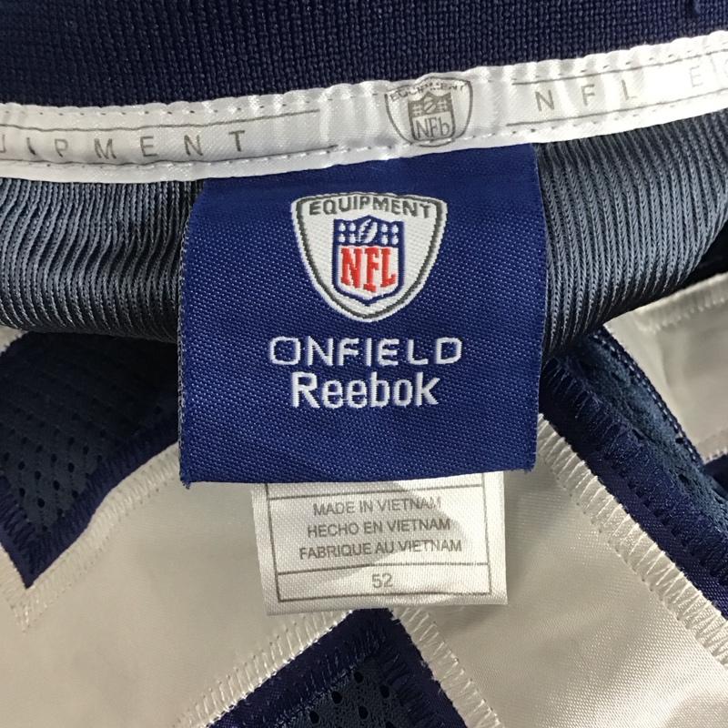 リーボック Reebok カットソー 半袖 R700A NFL SEAHAWKS メッシュ ロゴ、文字 紺 / ネイビー / メンズ USED 古着 中古 10107922