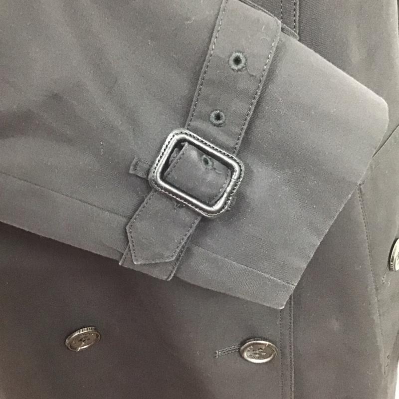バーバリーロンドン Burberry London コート トレンチコート B2A89-430-09 46 46 無地 黒 / ブラック / レディース USED 古着 中古 10112957
