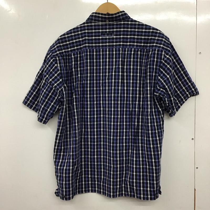 バーバリー BURBERRY シャツ、ブラウス 半袖 半袖シャツ チェックシャツ ボタンダウンシャツ L チェック マルチカラー / マルチカラー / メンズ USED 古着 中古 10137046