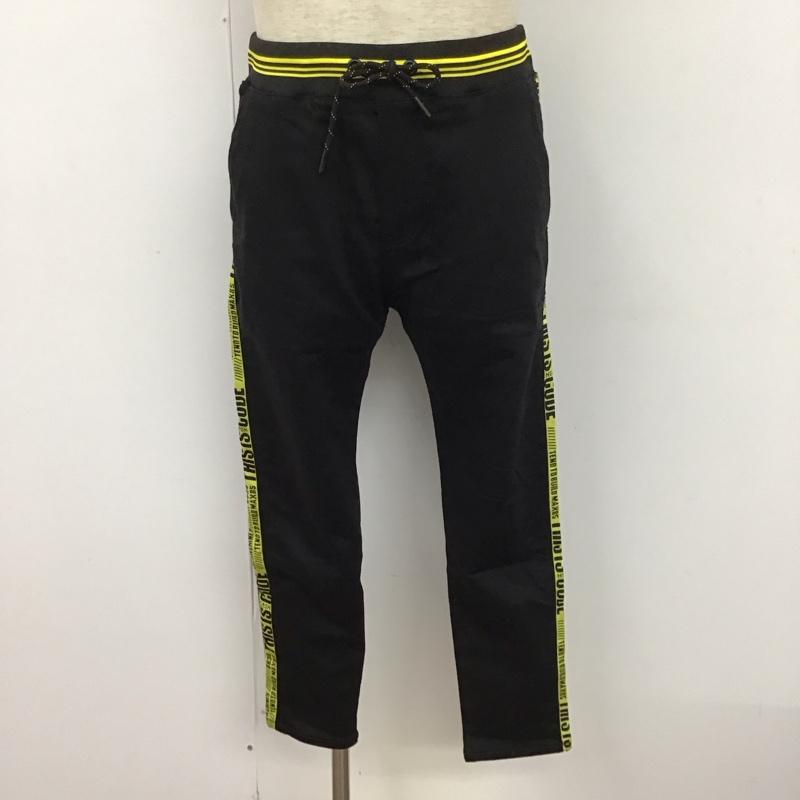 ザラ ZARA ボトムス ボトムス ジャージ スポーツウェア サイドラインパンツ トラックパンツ S ロゴ、文字 黒 / ブラック / メンズ USED 古着 中古 10109763