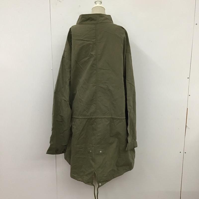 イング INGNI コート コート一般 221-750093-07 スタンドカラーモッズコート タグ付き M 無地 カーキ / カーキ / レディース USED 古着 中古 10122469