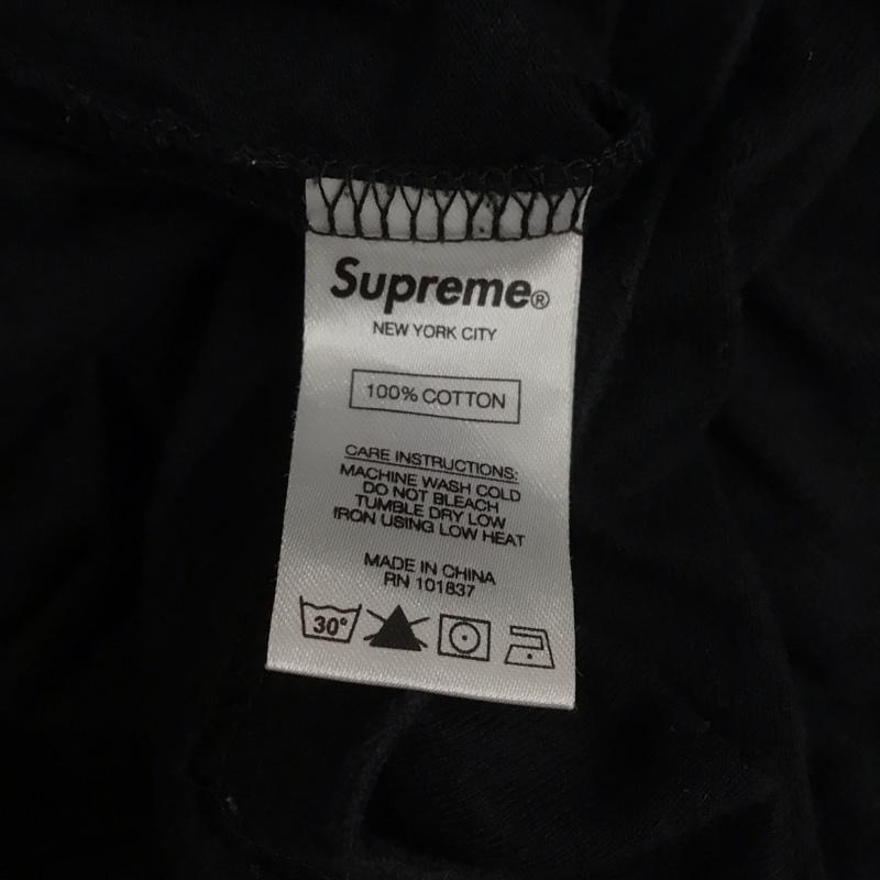 シュプリーム Supreme カットソー 長袖 19ss TechLSTee プリントT M ロゴ、文字 黒 / ブラック / メンズ USED 古着 中古 10126721