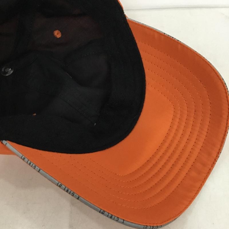 エックスガール X-girl 帽子 キャップ 05182010 SK8 6PANEL CAP ONE SIZE ロゴ、文字 橙 / オレンジ / レディース USED 古着 中古 10143767
