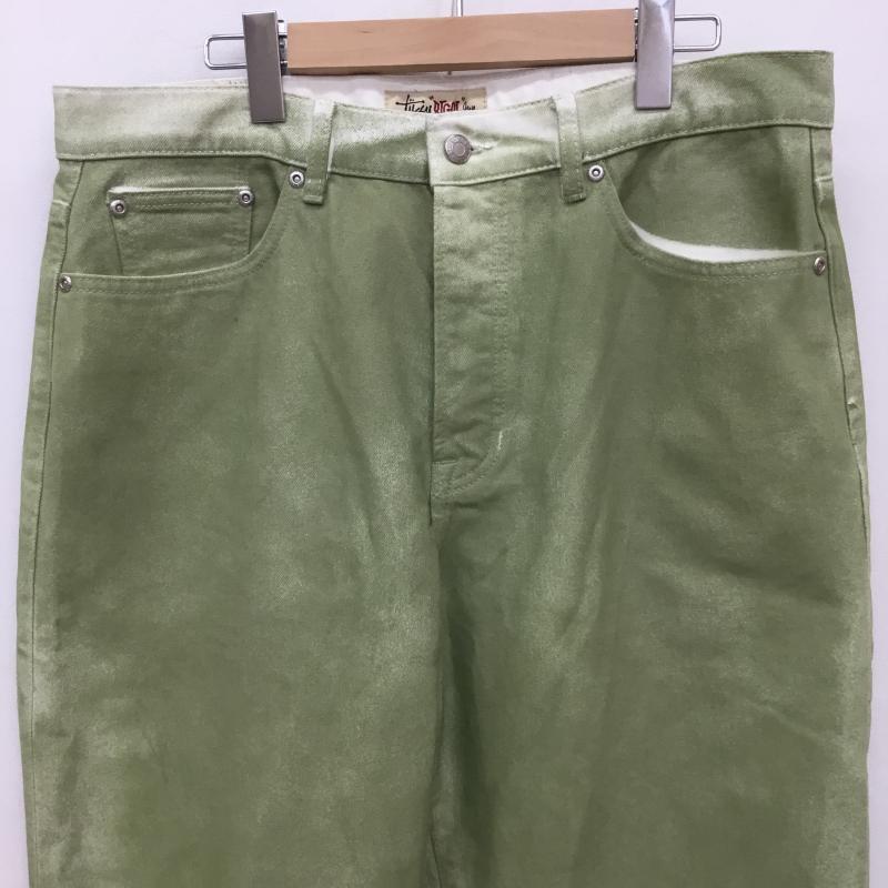 ステューシー STUSSY パンツ デニム、ジーンズ BIG OL JEAN SPRAY DYE 32インチ 無地 緑 / グリーン / メンズ USED 古着 中古 10135809