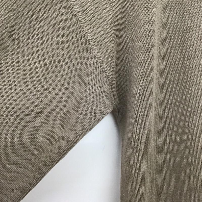 ザラ ZARA カーディガン 半袖 半袖ロングニットカーディガン 前開カーディガン 前ボタン S 無地 茶 / ブラウン / レディース USED 古着 中古 10136020