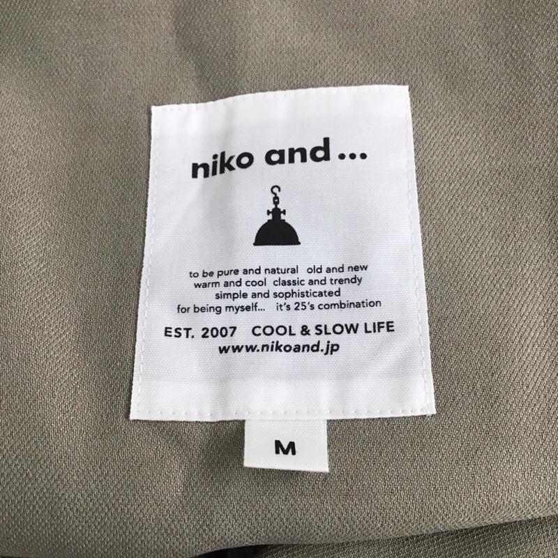 ニコアンド niko and... ベスト ベスト S223IF35SM リネンライク ロングジレ Vネック M 無地 灰 / グレー / レディース USED 古着 中古 10133448