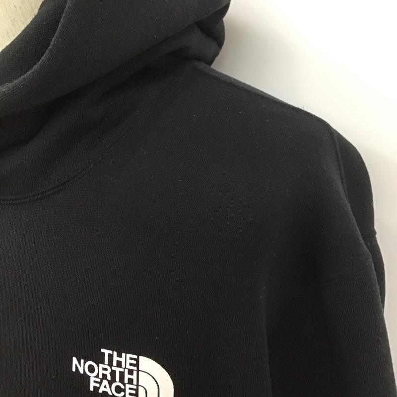 ザノースフェイス THE NORTH FACE パーカー 長袖 NT62040 バックスクエアロゴフーディ プリントスウェット 長袖パーカー XL ロゴ、文字 黒 / ブラック / メンズ USED 古着 中古 10107123