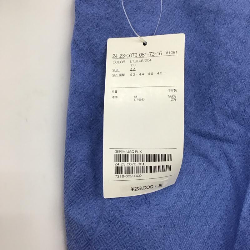 ジェルマーノ GERMANO パンツ スラックス 24-23-0076-081-73-16 タグ付き 44 青 / ブルー / メンズ USED 古着 中古 10139490