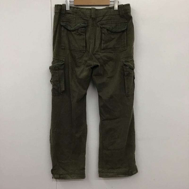 アバクロンビーアンドフィッチ ABERCROMBIE&FITCH パンツ ワークパンツ、ペインターパンツ ワークパンツ カーゴパンツ ワイドパンツ M 無地 カーキ / カーキ / メンズ USED 古着 中古 10130690