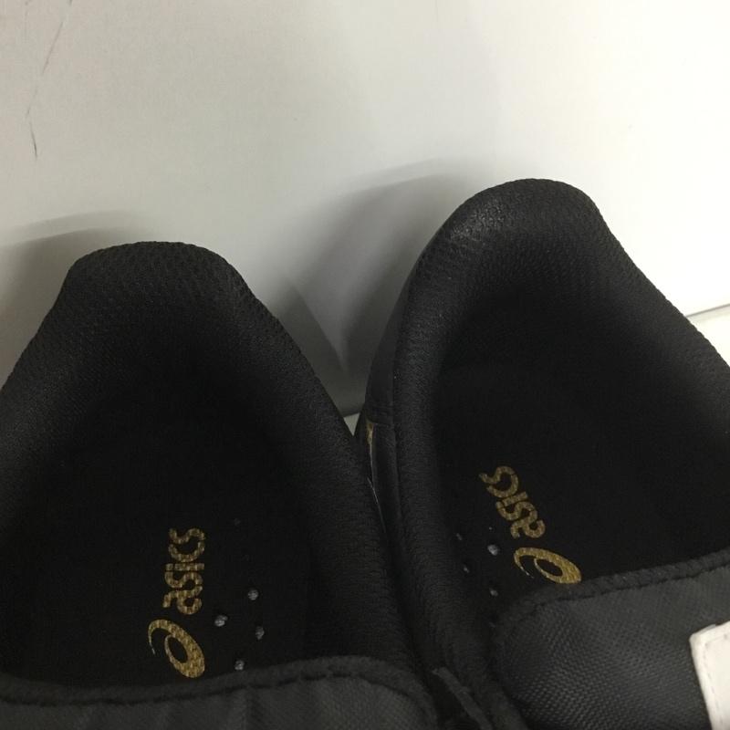 アシックス ASICS スニーカー スニーカー 1201B048 JAPAN PRO 28cm 28.0cm ロゴ、文字 黒 / ブラック / X 金 / ゴールド / メンズ USED 古着 中古 10139209