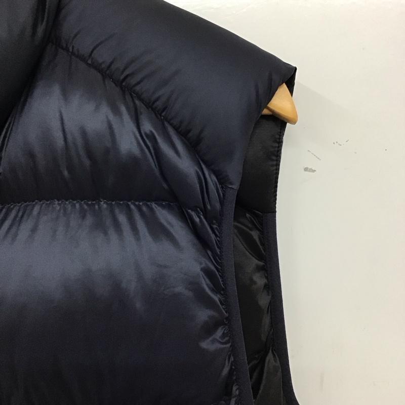 ユニクロ UNIQLO ベスト ベスト 311-439807 ダウンベスト ノースリーブジップアップジャケット アウター XXL 無地 紺 / ネイビー / メンズ USED 古着 中古 10136794