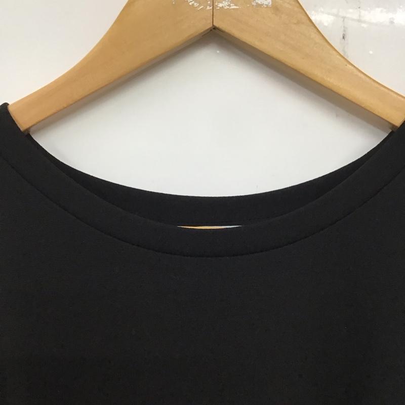 ザラ ZARA ワンピース ひざ丈スカート 5039/050/800 S 無地 黒 / ブラック /  レディース USED 古着 中古 10133689
