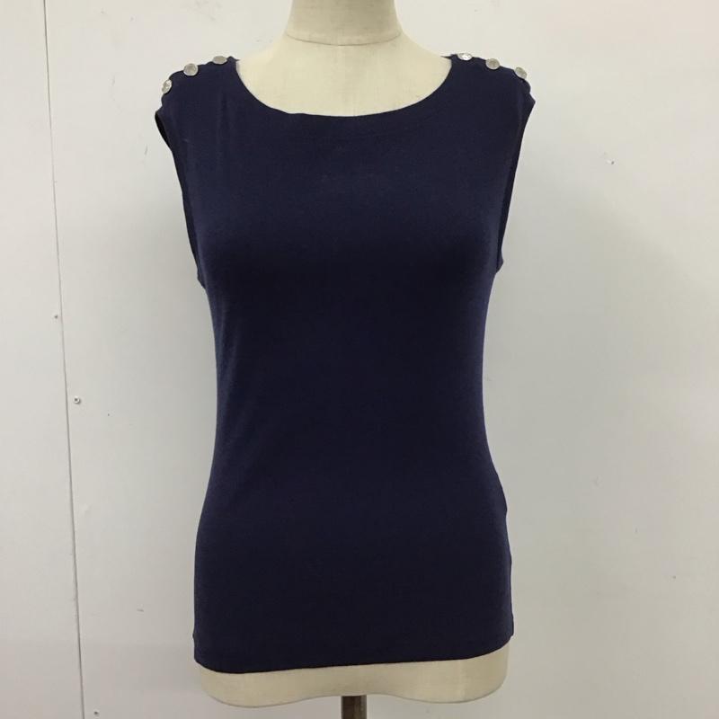 ポロラルフローレン POLO RALPH LAUREN タンクトップ タンクトップ タンクトップ ノースリーブカットソー XS 無地 紺 / ネイビー / レディース USED 古着 中古 10115973