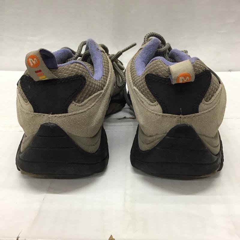 メレル MERRELL アウトドアシューズ アウトドアシューズ J57758 ハイキングシューズ US9 UK6.5 US:9 ロゴ、文字 灰 / グレー / X 黒 / ブラック / X 青 / ブルー / メンズ USED 古着 中古 10118773