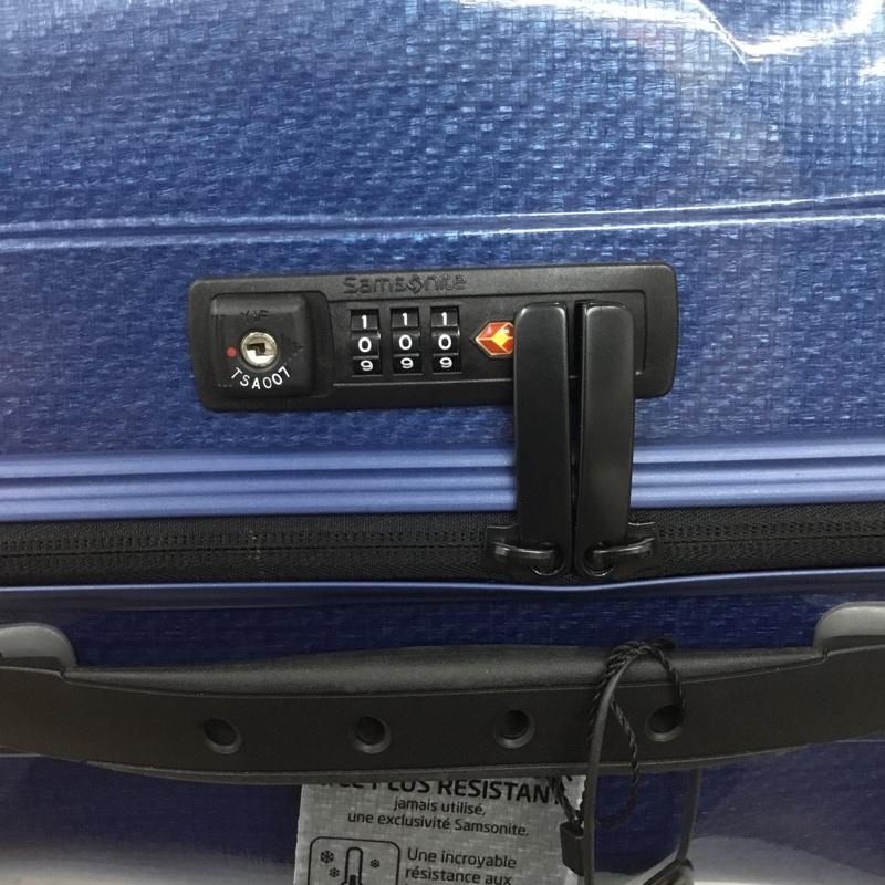 サムソナイト Samsonite スーツケース、トランク スーツケース、トランク V2211106 Cosmolite 68L SPINNER69 ロゴ、文字 青 / ブルー / メンズ USED 古着 中古 10132728