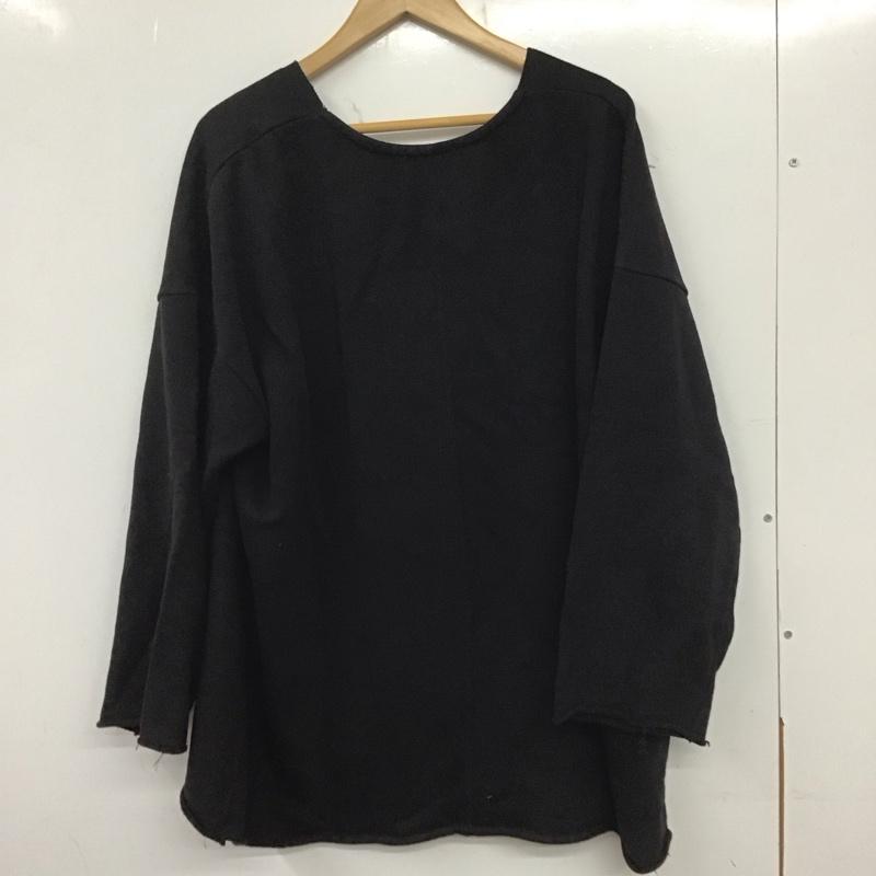 フリークスストア FREAK S STORE トレーナー 長袖 FREE 無地 黒 / ブラック / レディース USED 古着 中古 10139331