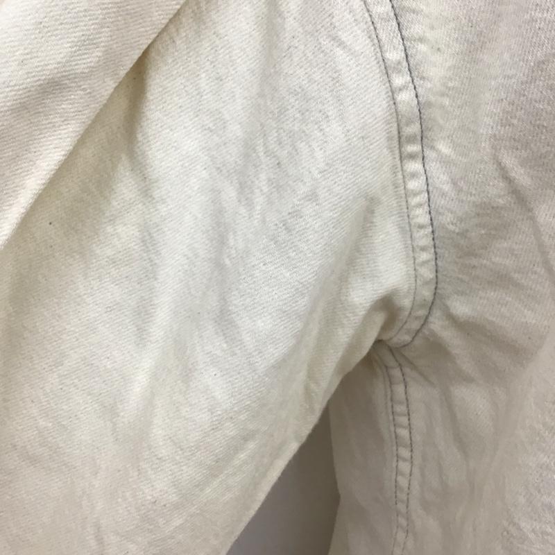 リーバイスレッド Levi s RED シャツ、ブラウス 長袖 長袖シャツ カラーシャツ 長袖カットソー 無地シャツ XS 無地 白 / ホワイト / レディース USED 古着 中古 10119448