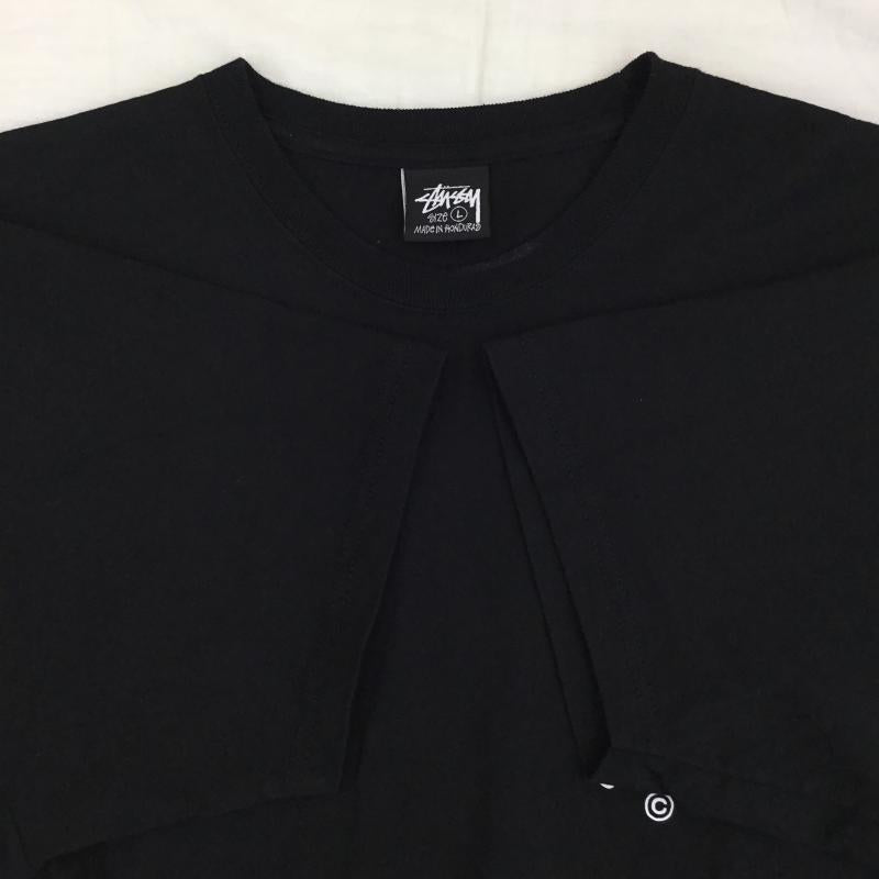 ステューシー STUSSY Tシャツ 半袖 Tuff Stuff Tee L ロゴ、文字 X プリント 黒 / ブラック / メンズ USED 古着 中古 10139087