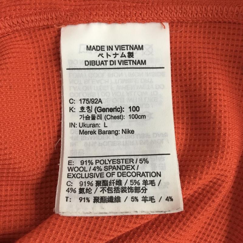 ナイキ エィシージー NIKE ACG Tシャツ 長袖 CD7657-634 長袖Tシャツ ロングスリーブカットソー スポーツウェア L ロゴ、文字 橙 / オレンジ / メンズ USED 古着 中古 10110096