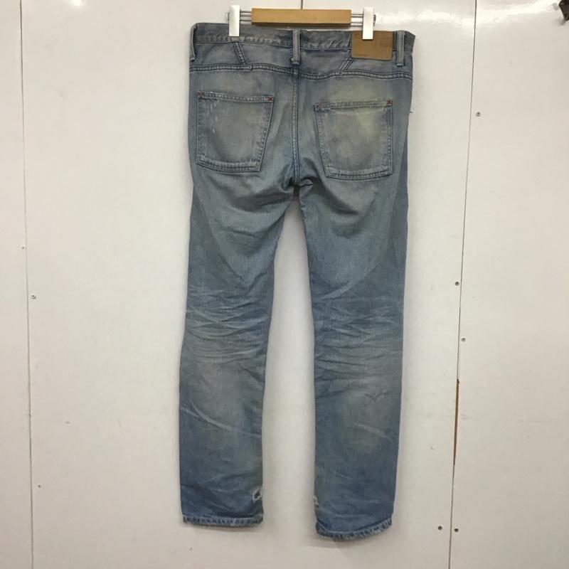ダブルタップス WTAPS パンツ デニム、ジーンズ デニムパンツ スリムパンツ カジュアルパンツ L ロゴ、文字 橙 / オレンジ / メンズ USED 古着 中古 10139768